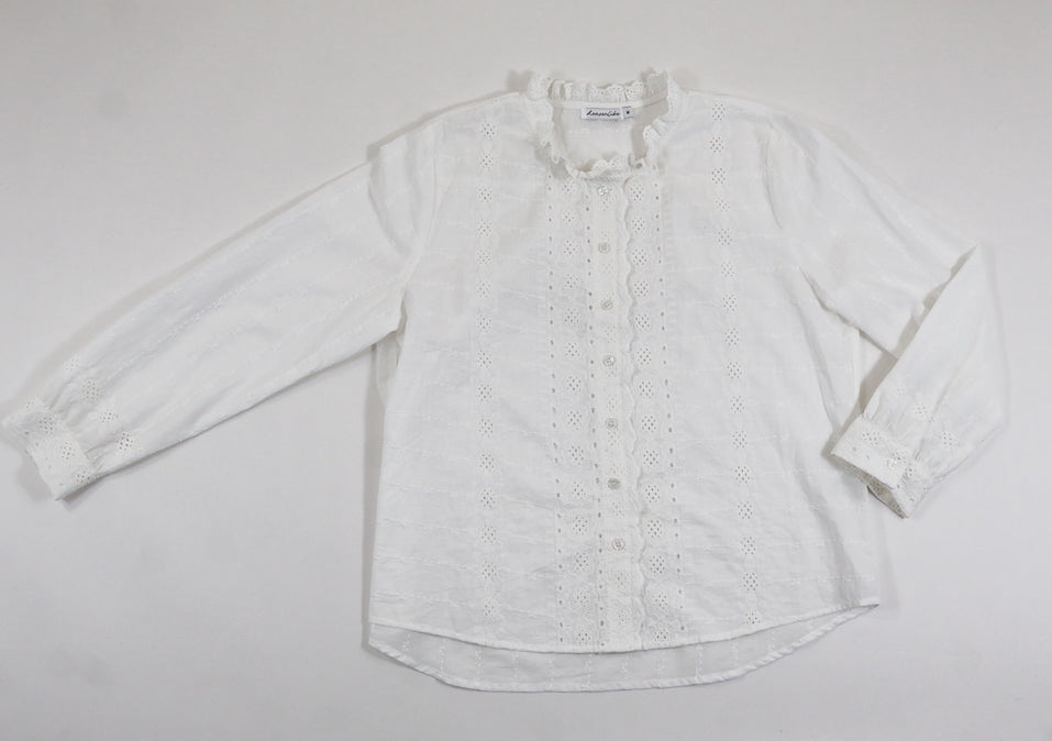 Lace Front Detail Shirt