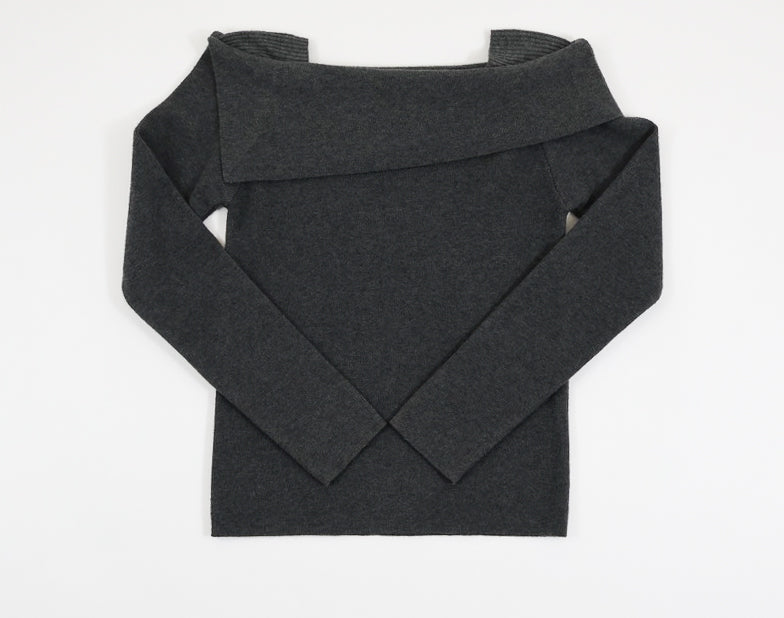 Open Neck Sweater