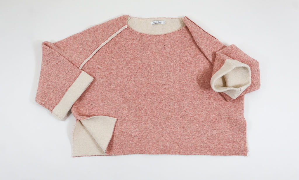 Combination Knit Sweater