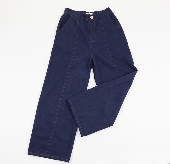 Wide Leg Denim Jogger