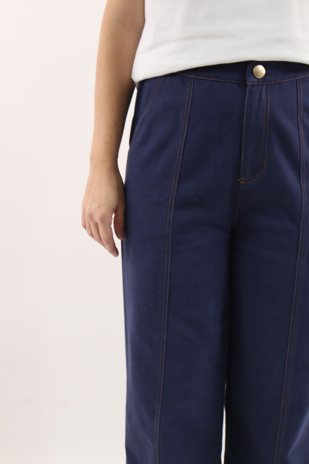 Wide Leg Denim Jogger