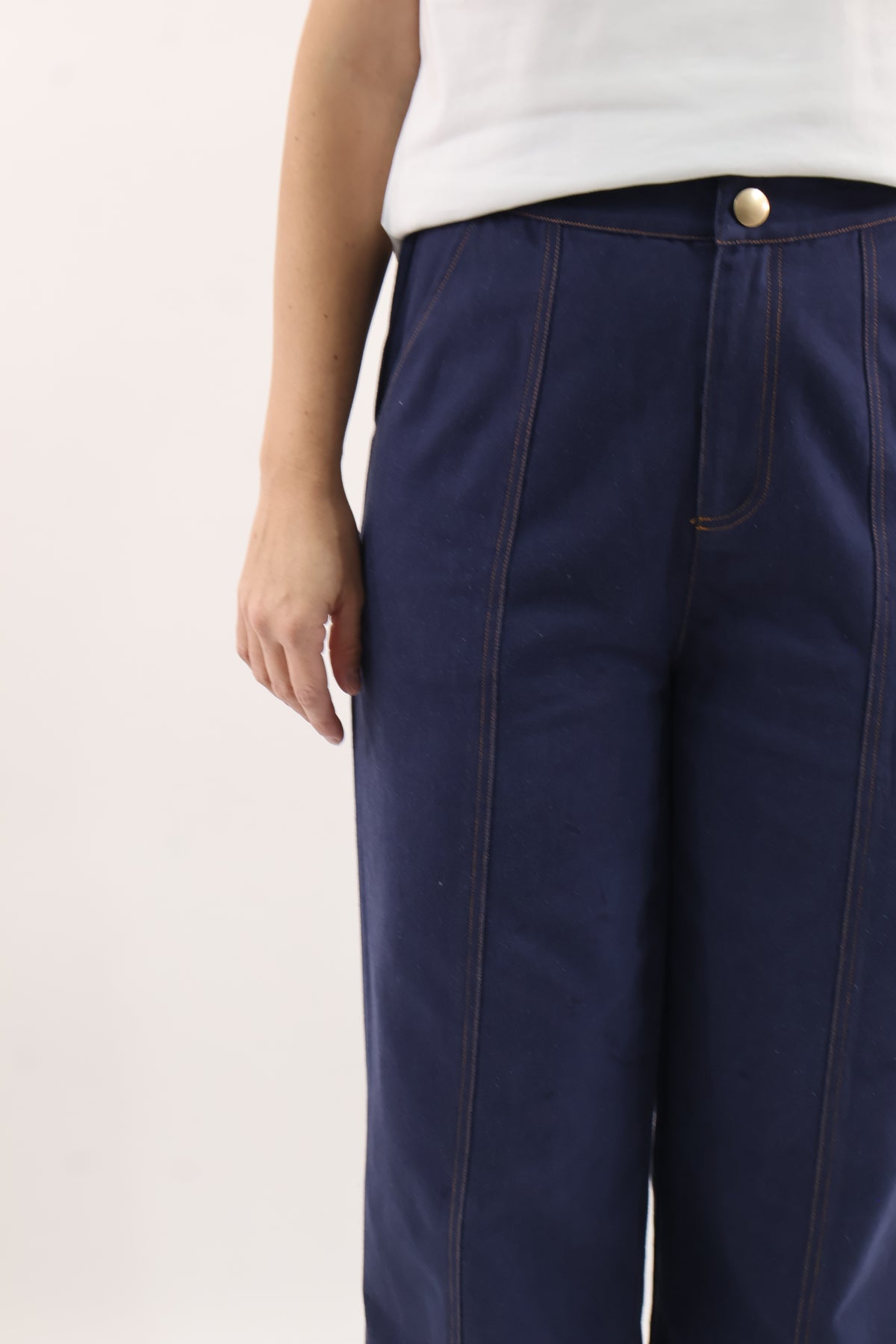 Wide Leg Denim Jogger