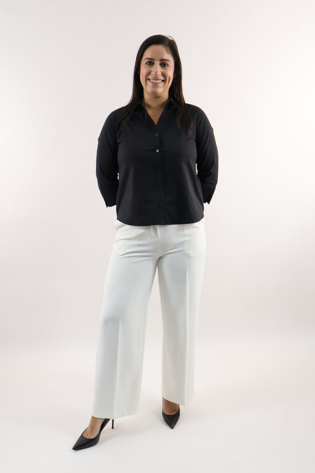 Straight Wide Leg Pant