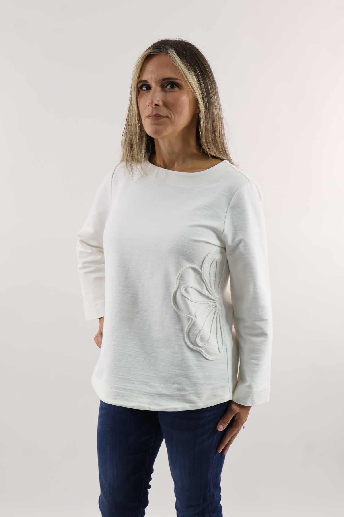 Knit Soutache Top