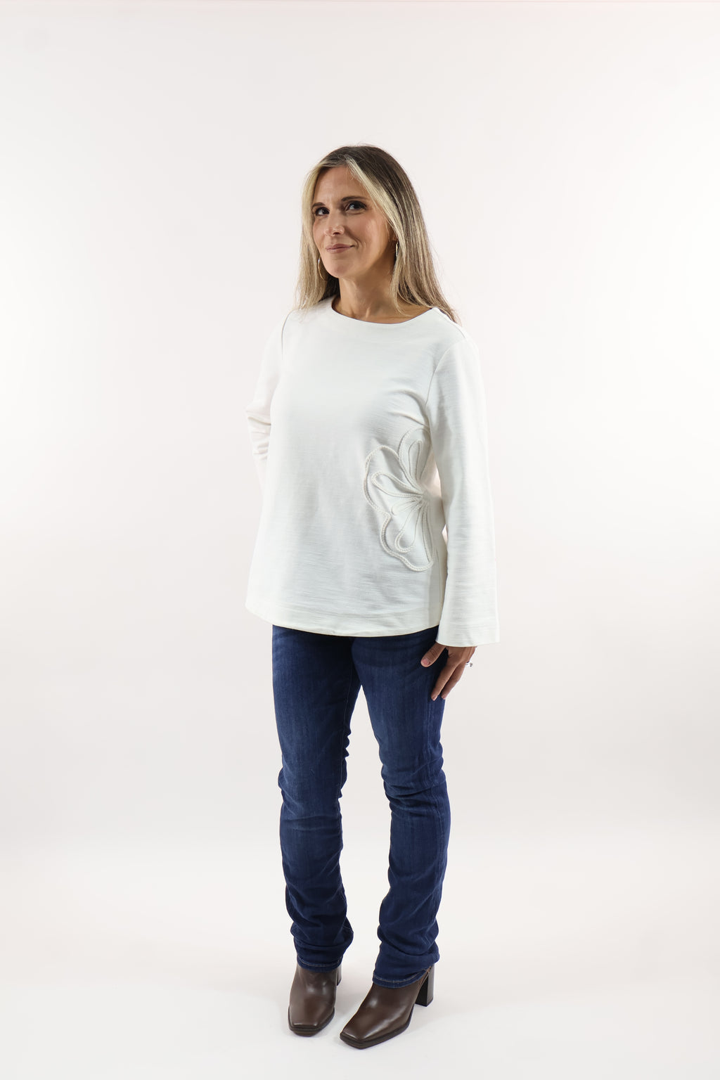 Knit Soutache Top