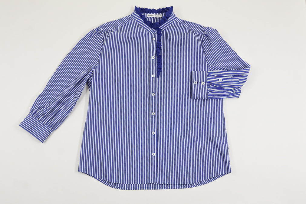 Stripe Ruffle Shirt