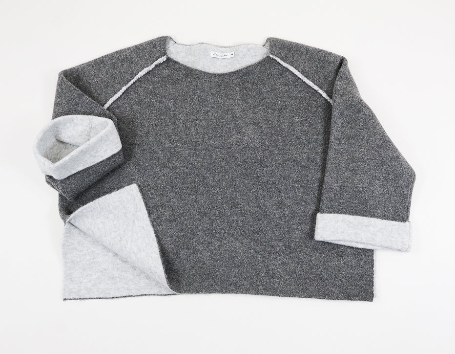 Combination Knit Sweater