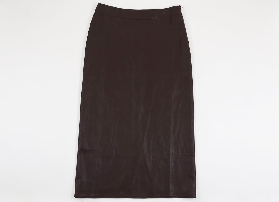 Faux Leather Pencil Skirt
