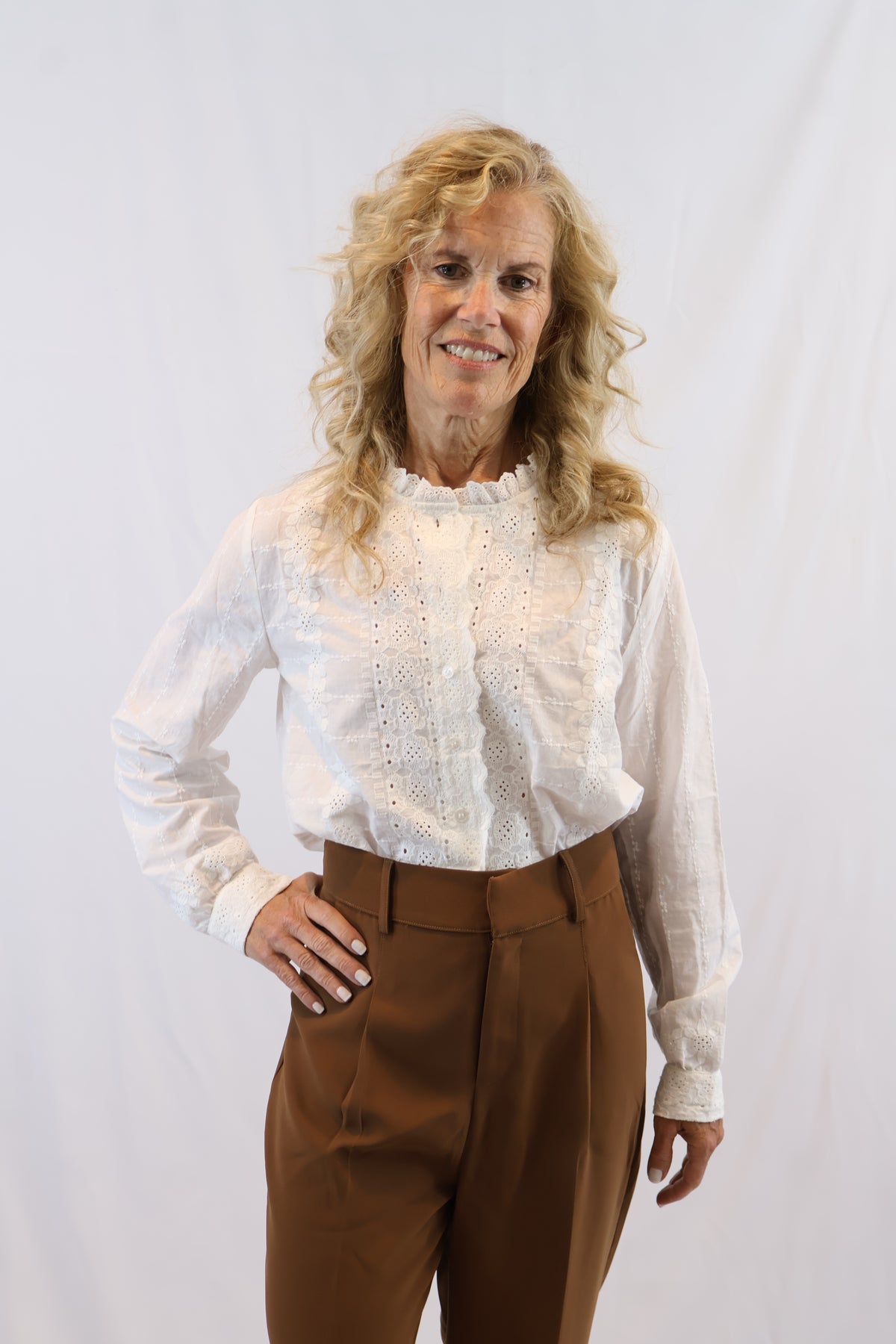 Lace Front Detail Shirt