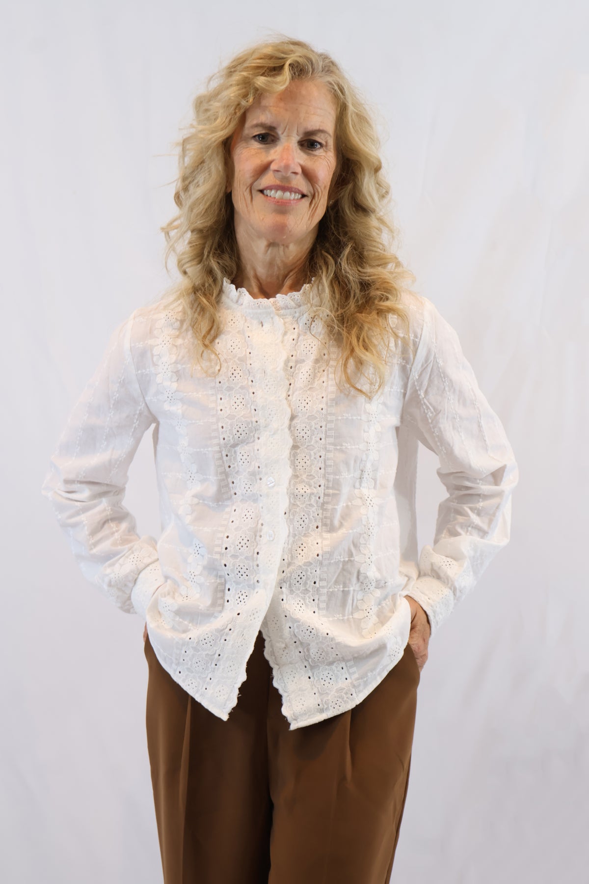 Lace Front Detail Shirt