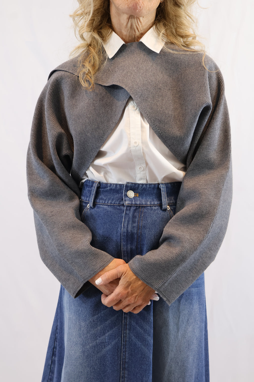Crisscross Crop Sweater