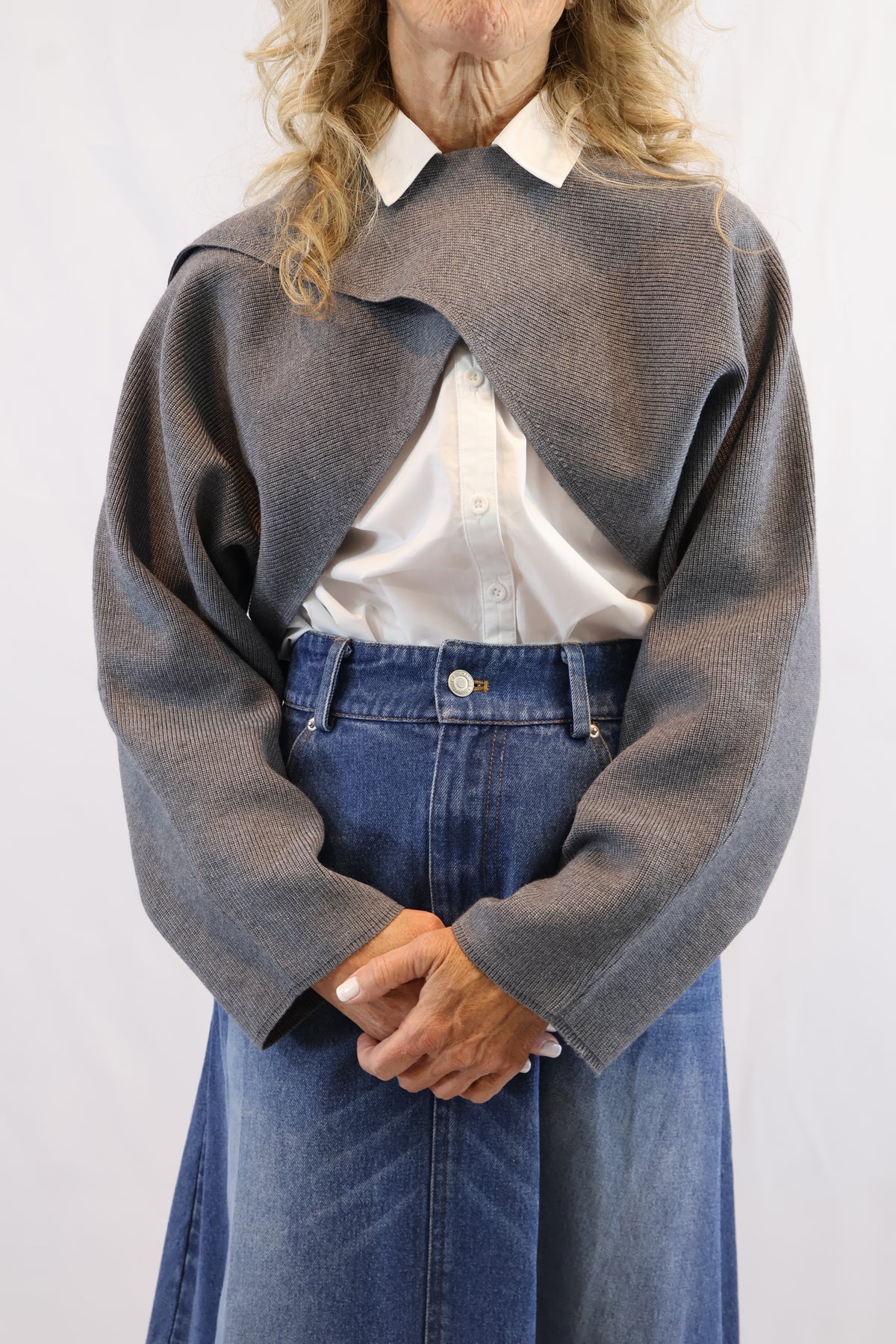 Crisscross Crop Sweater