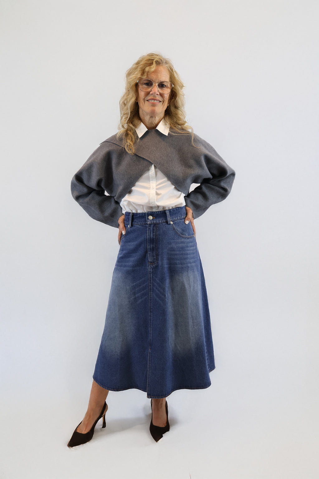Crisscross Crop Sweater