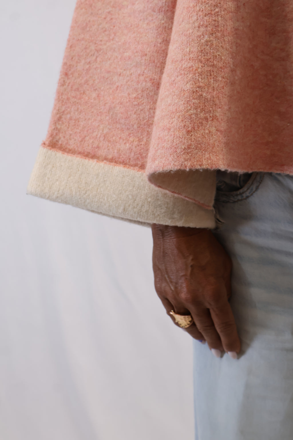 Combination Knit Sweater