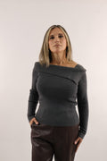 Open Neck Sweater
