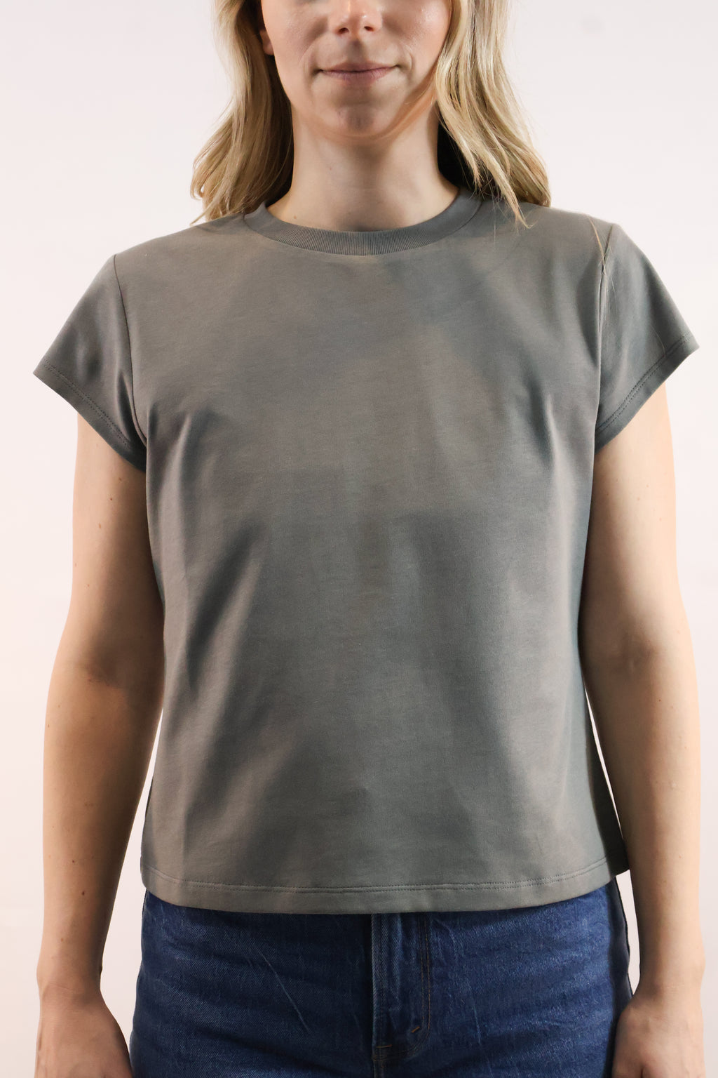 Cap Sleeve Solid Tee