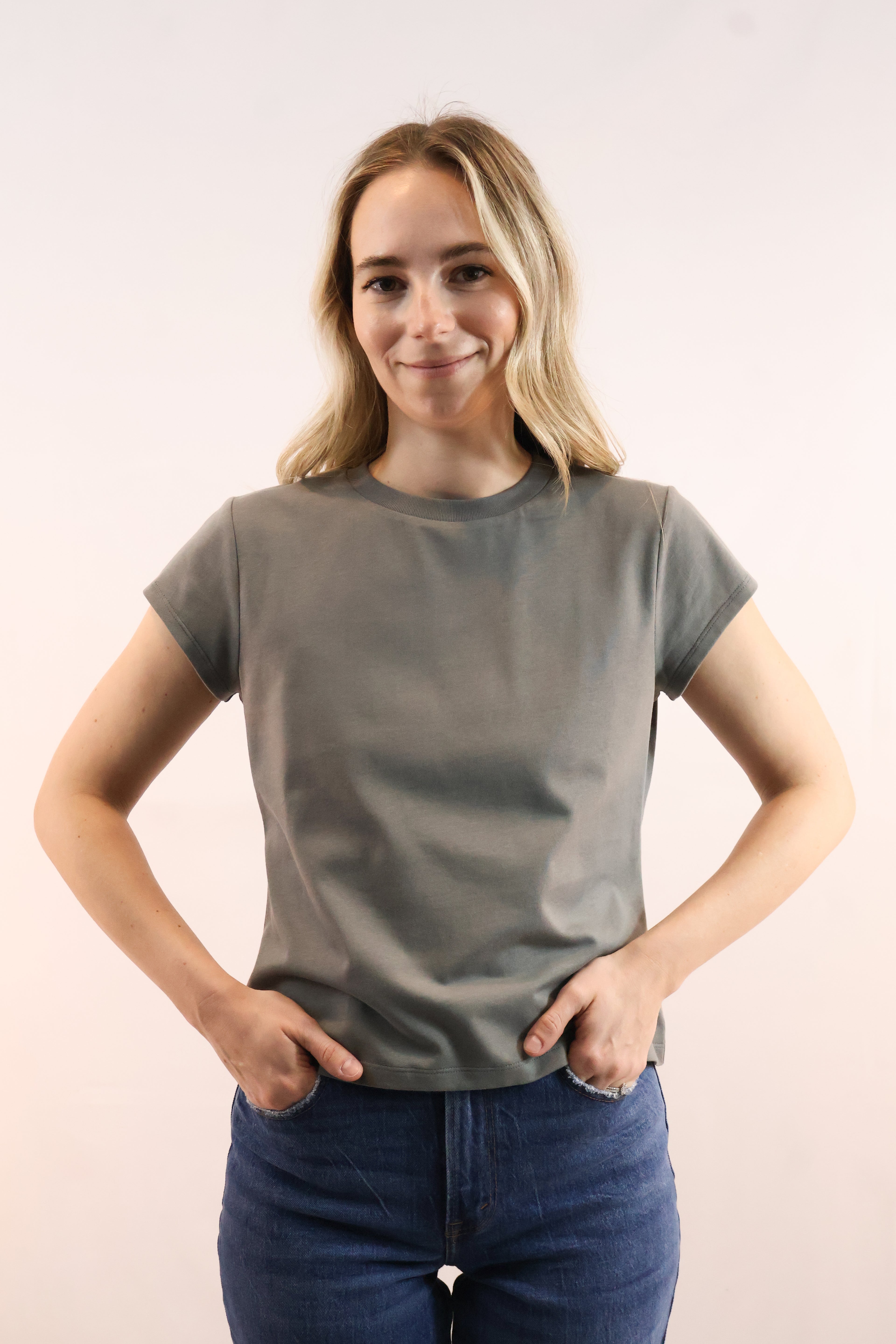 Cap Sleeve Solid Tee