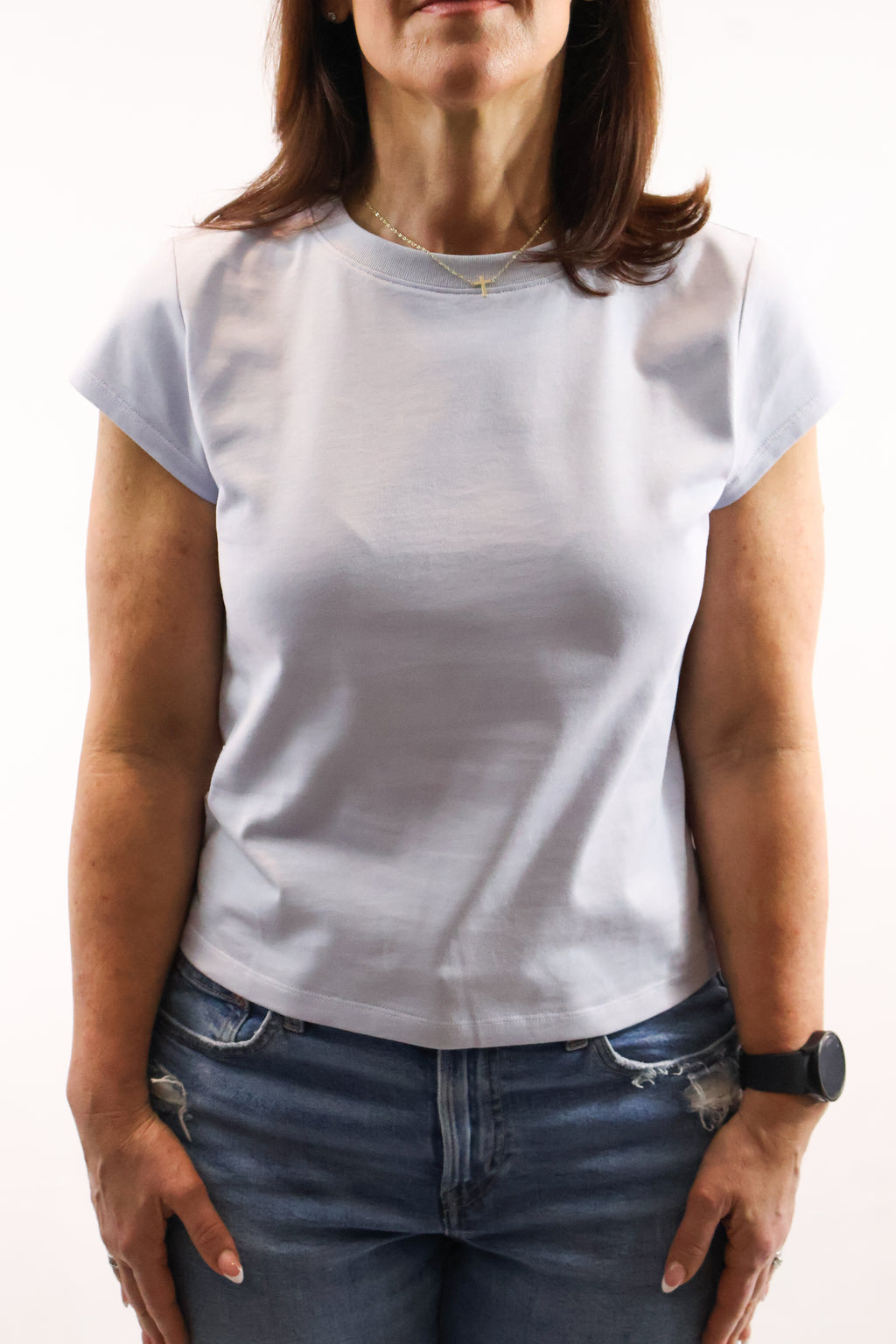 Cap Sleeve Solid Tee