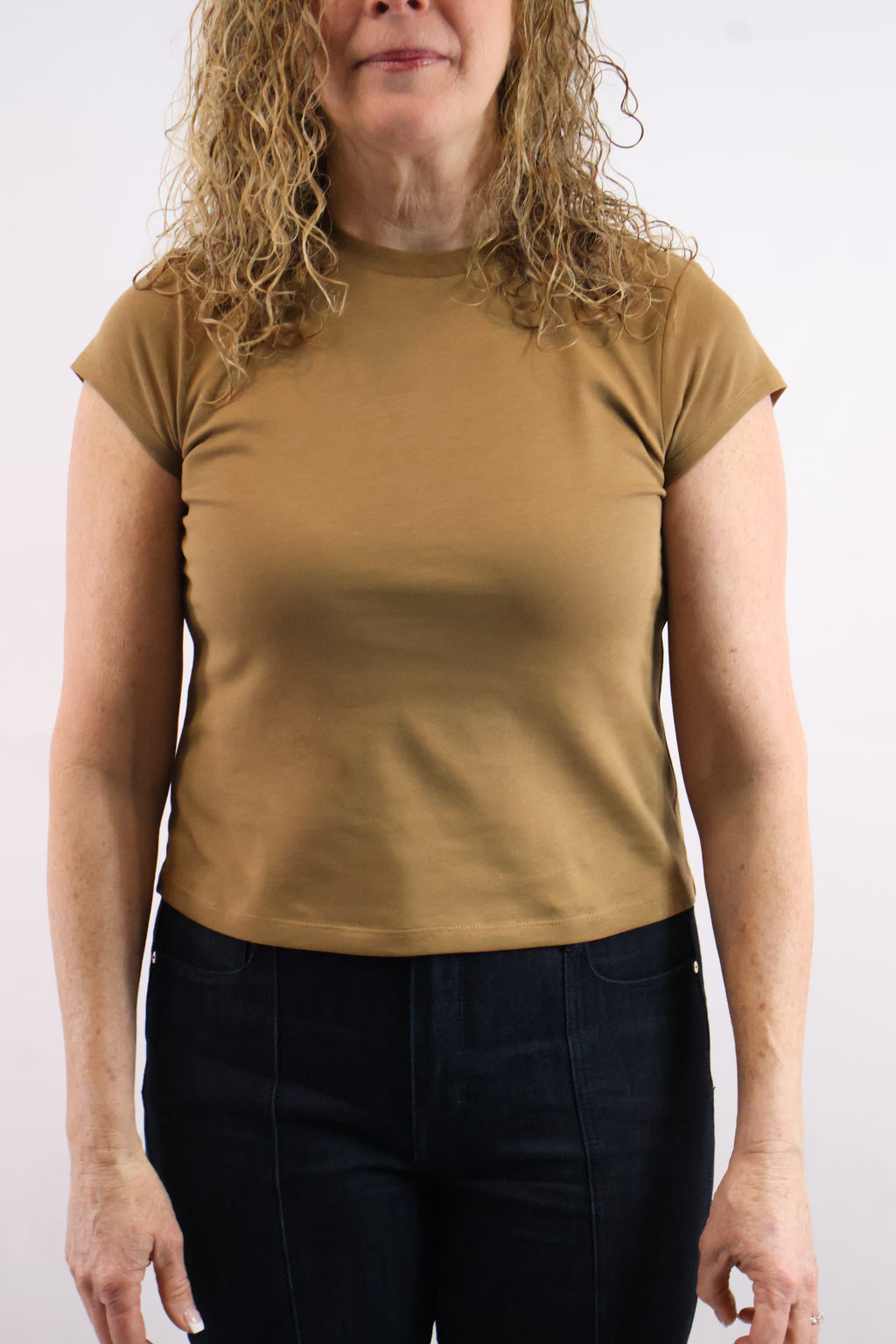 Cap Sleeve Solid Tee