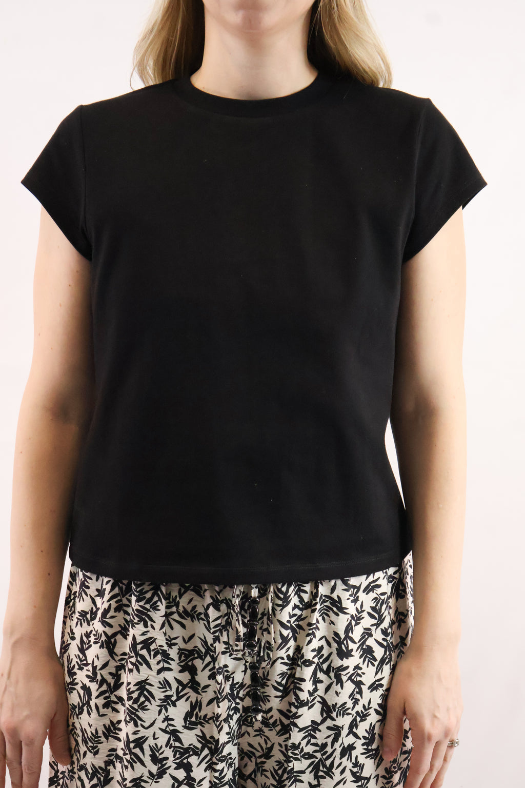 Cap Sleeve Solid Tee