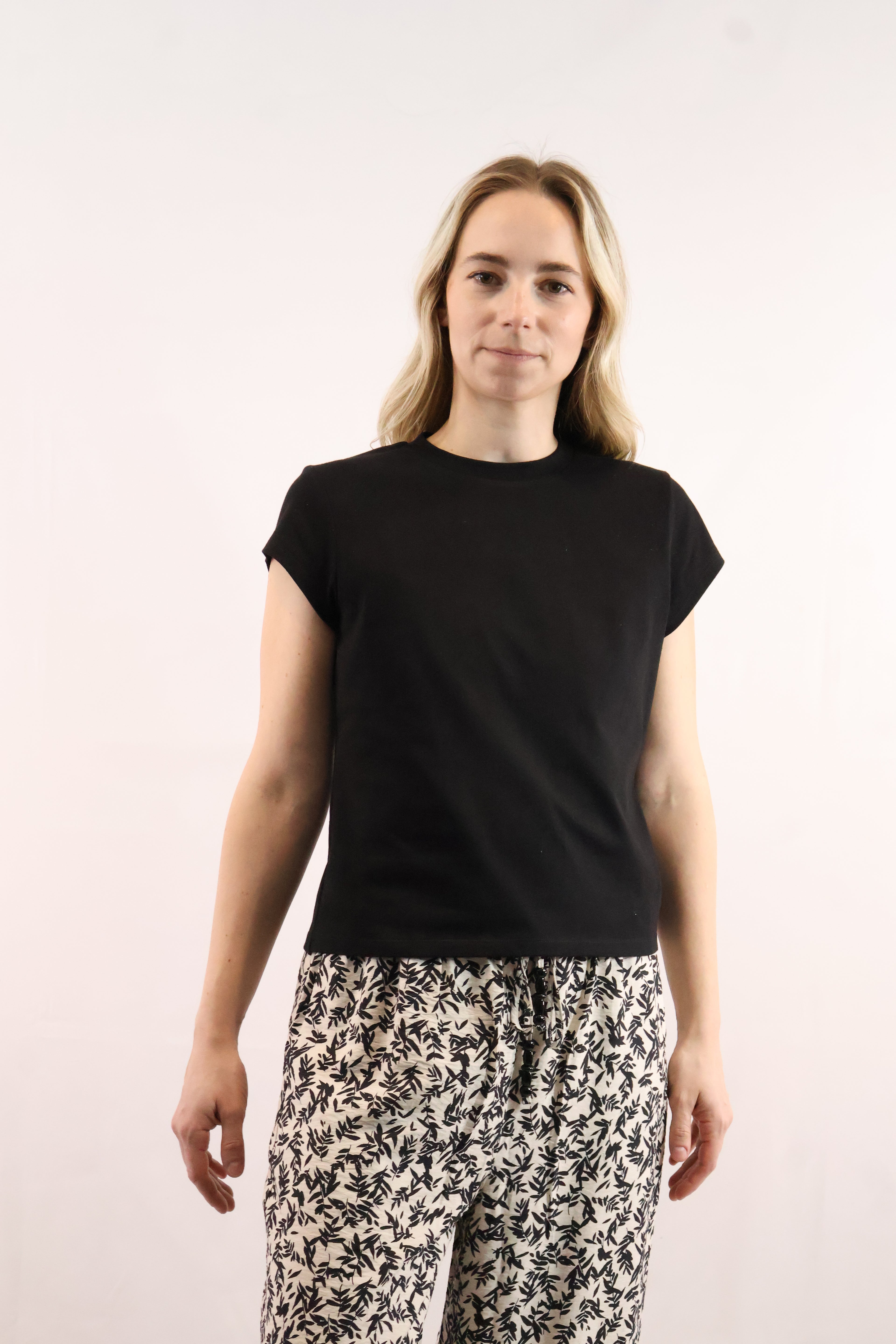 Cap Sleeve Solid Tee