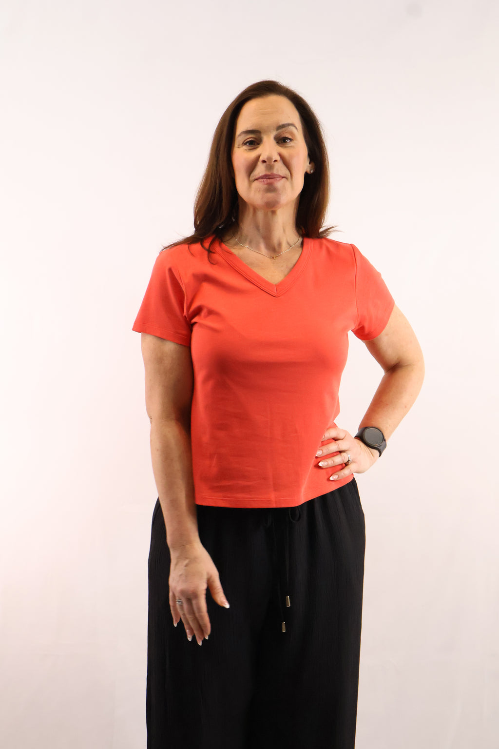 V-Neck Solid Tee