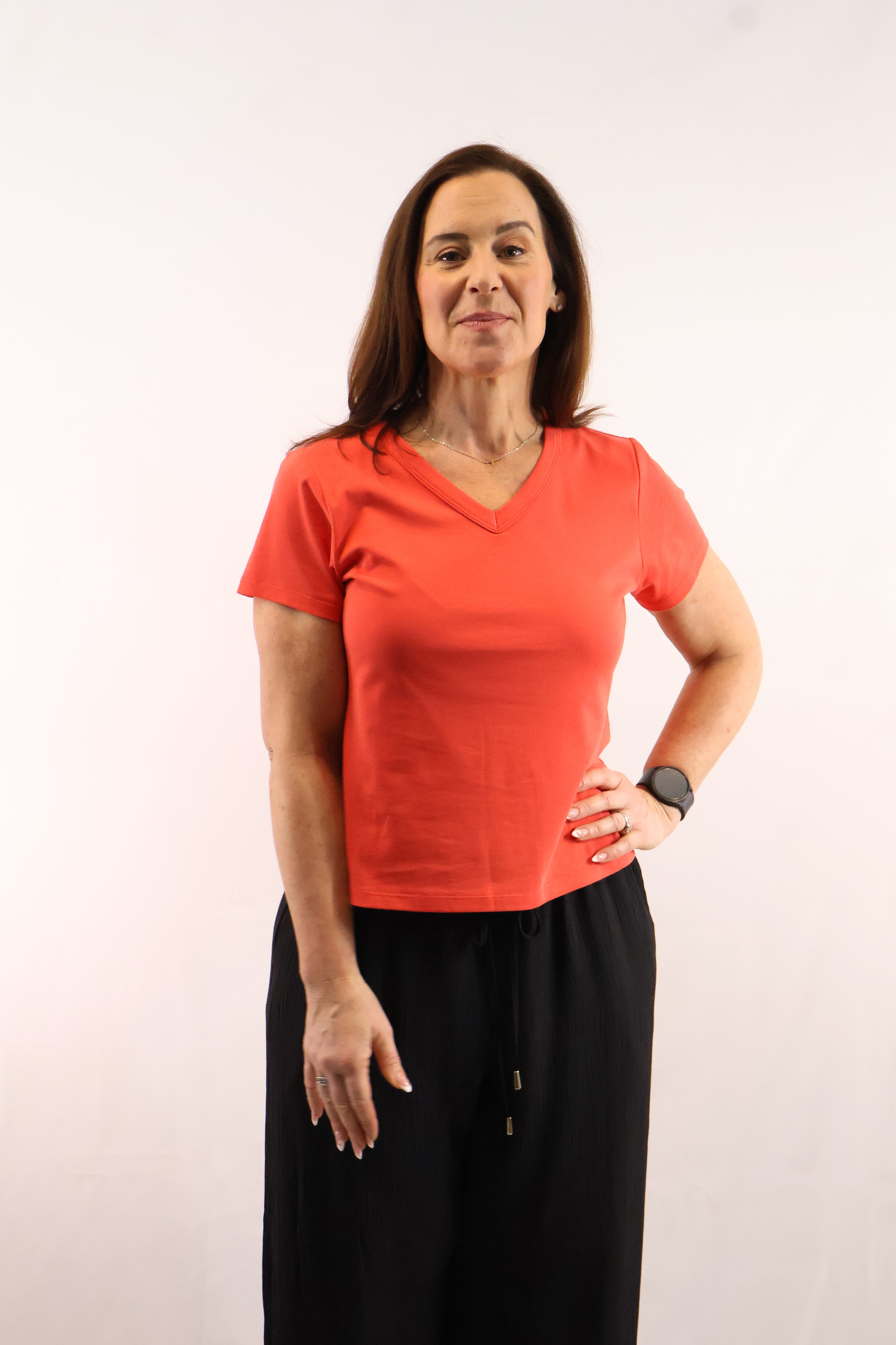V-Neck Solid Tee