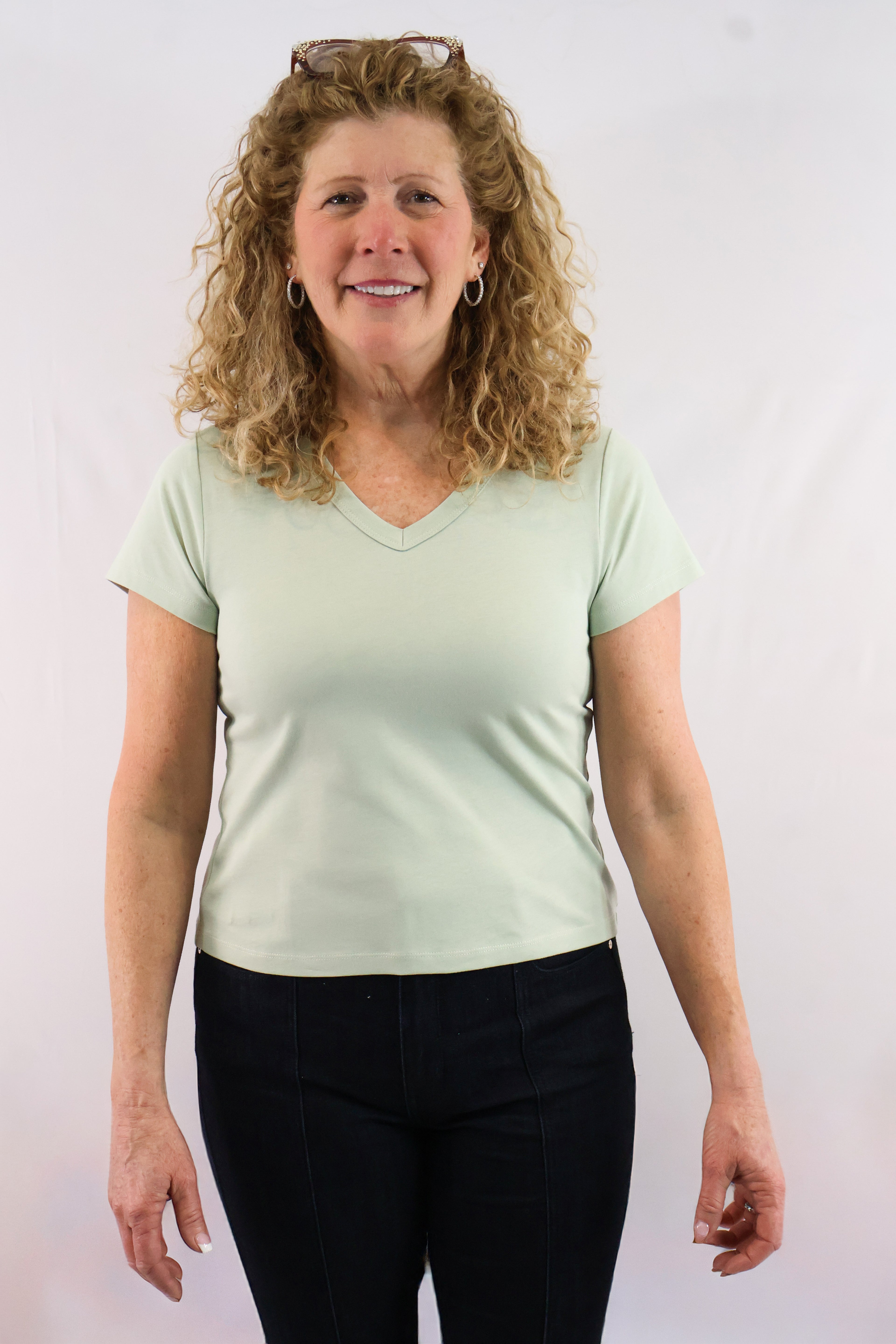 V-Neck Solid Tee